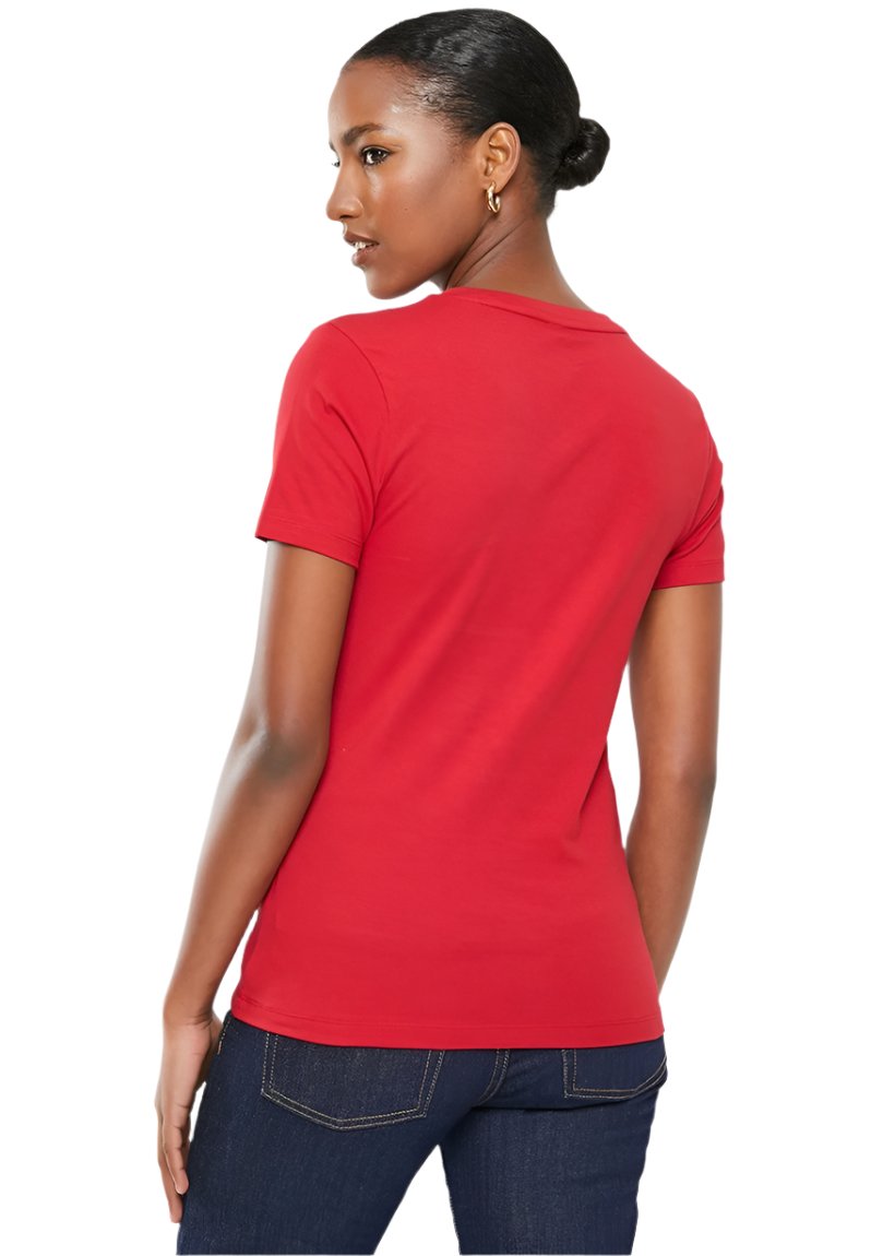 Polo 0048917 Kelly V -Neck T-Shirt  Red