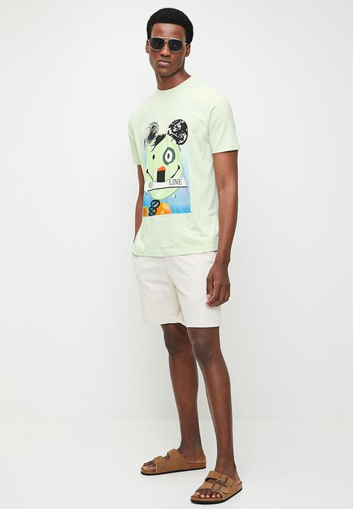 Ben Sherman W89999 Off Line Tee Shirt Pistachio