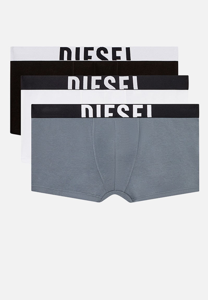 Diesel Mens Damien-D-Pop  3 Pack Boxers In Black & White
