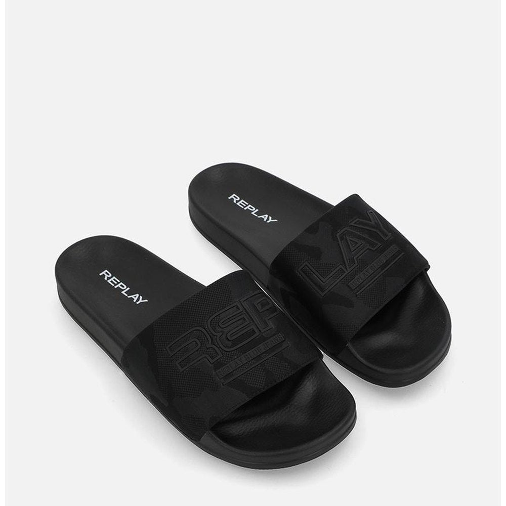 Replay Mens Up Covert Sandals In Black