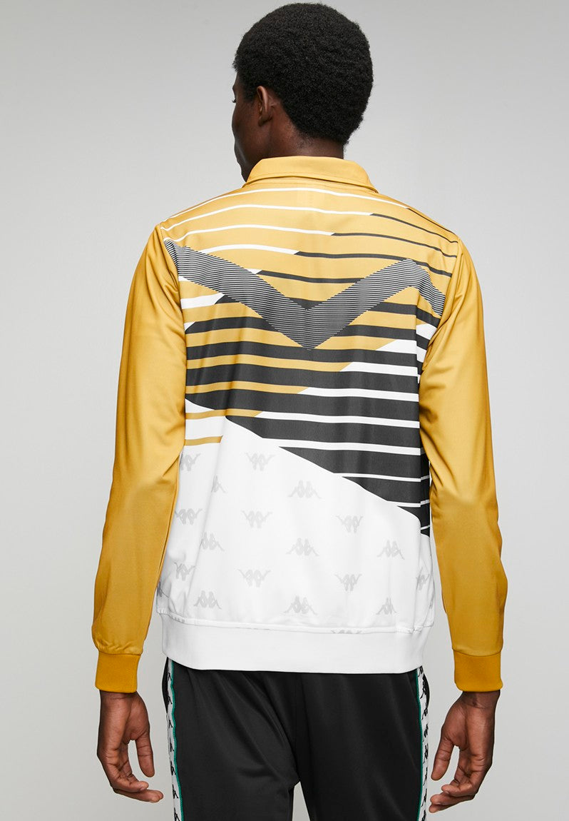 Kappa Bafana 30th Anniversary Jacket In Gold Multi