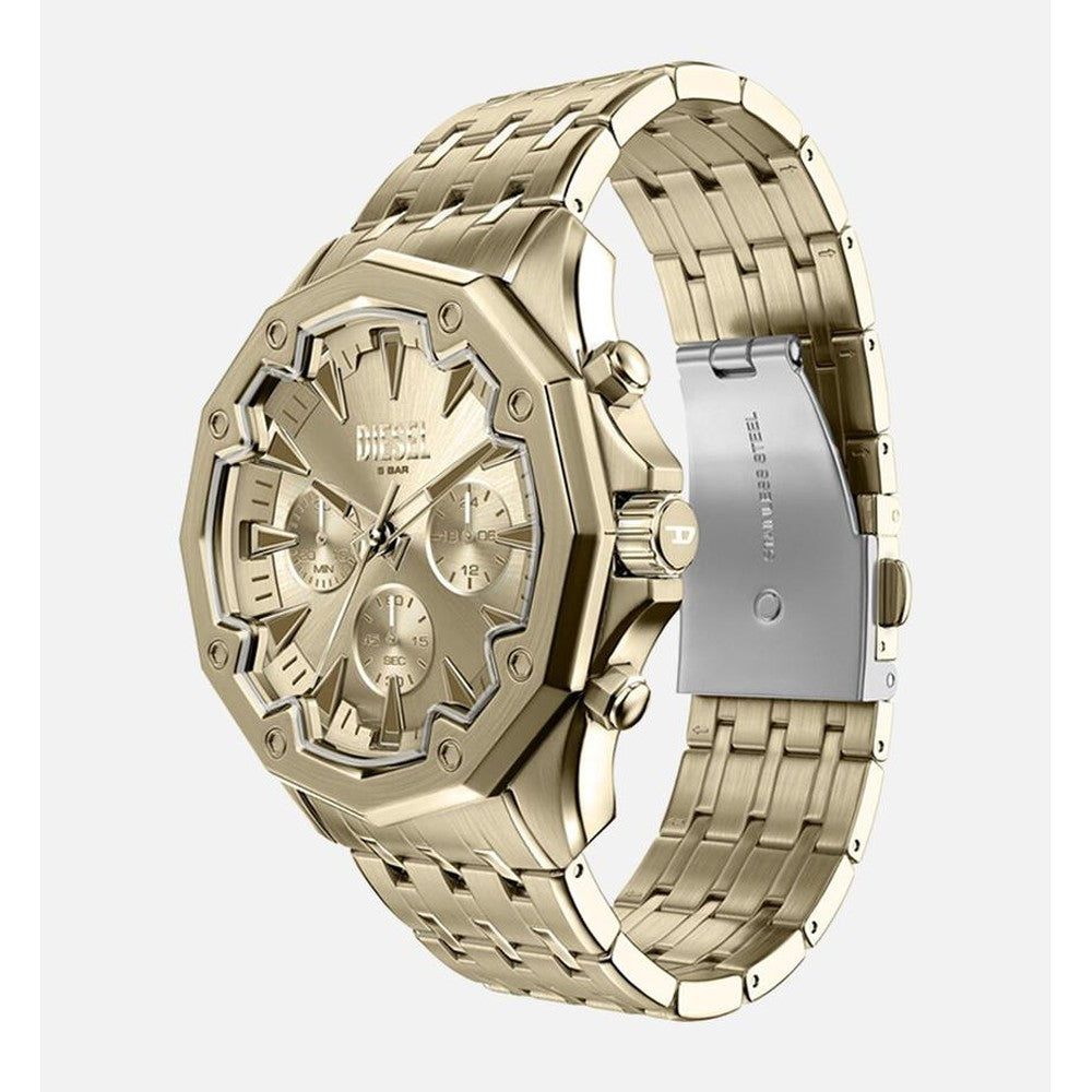 Diesel Mens Stinger Advance Fancy Watch In Gold