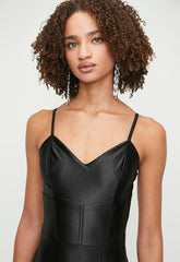 Sissy Boy Womens Bodycon Dress With Cage Detailing In Black