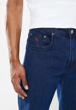 Soviet Mens Rivery New #5 Regular Straight Leg Jeans In Blue
