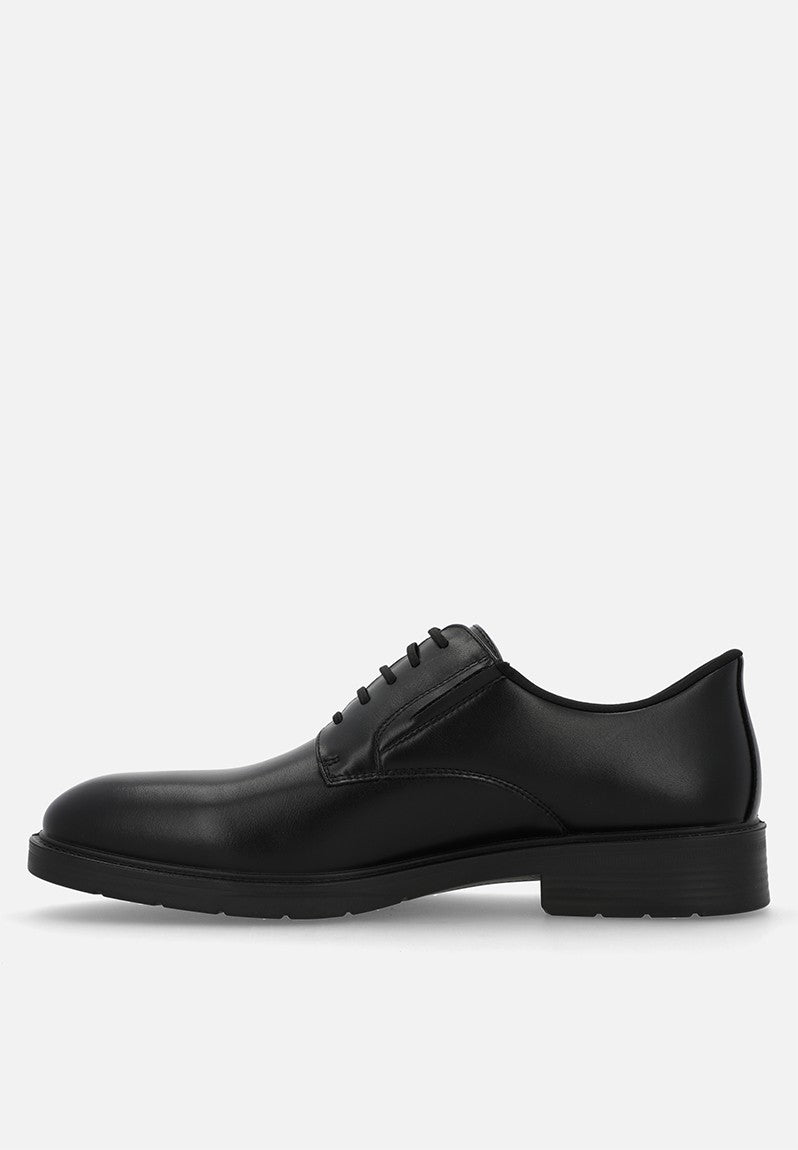 Pierre Cardin Mens Eezy Fit Smooth Shoes In Black