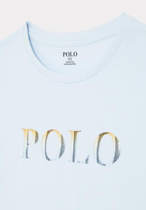 Polo 0049464 Girls Maya Sequin Curved Hem Tee