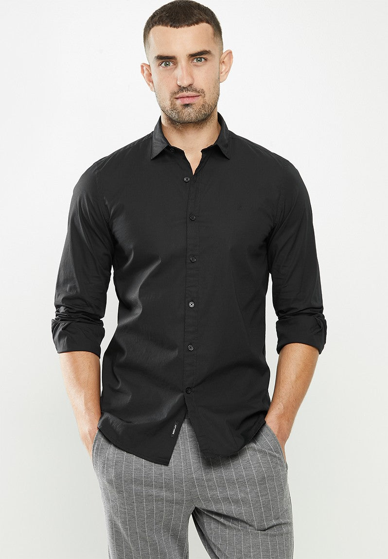 Replay M4028 80279A Shirt  098 Black