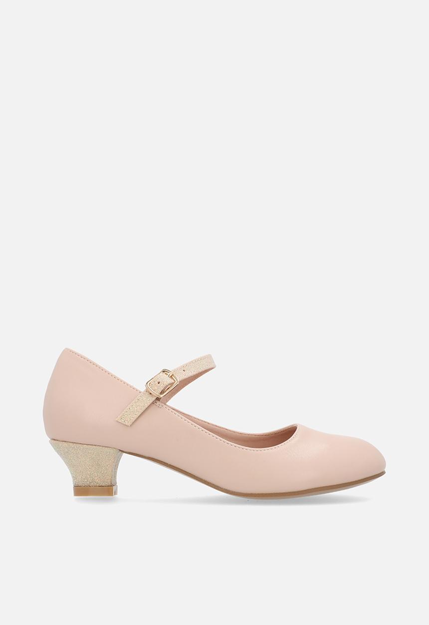 Pierre Cardin Girls Stella Glitter Heels In Pink