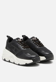 Diesel Womens L Savannah Tulu Sneaker In Black