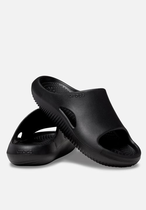 Crocs Mens Black Mellow Recovery Slides