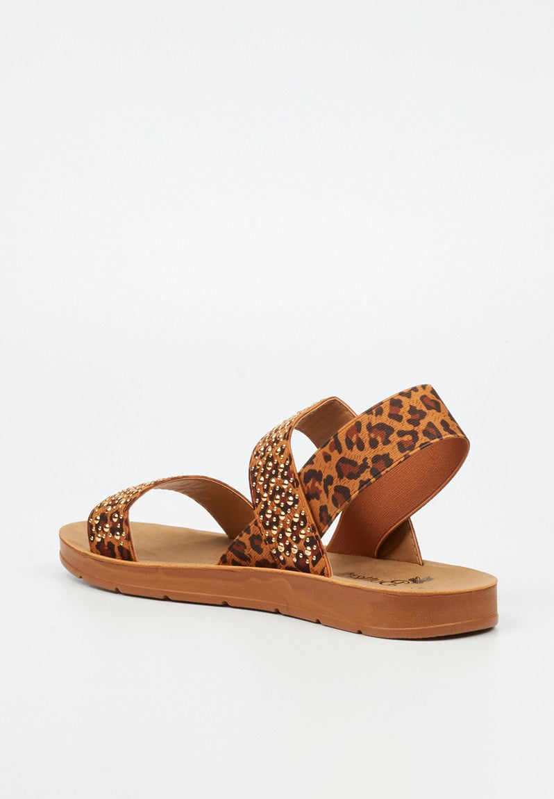 Butterfly Feet Ladies Zina 23 Sandals In Leaopard Print