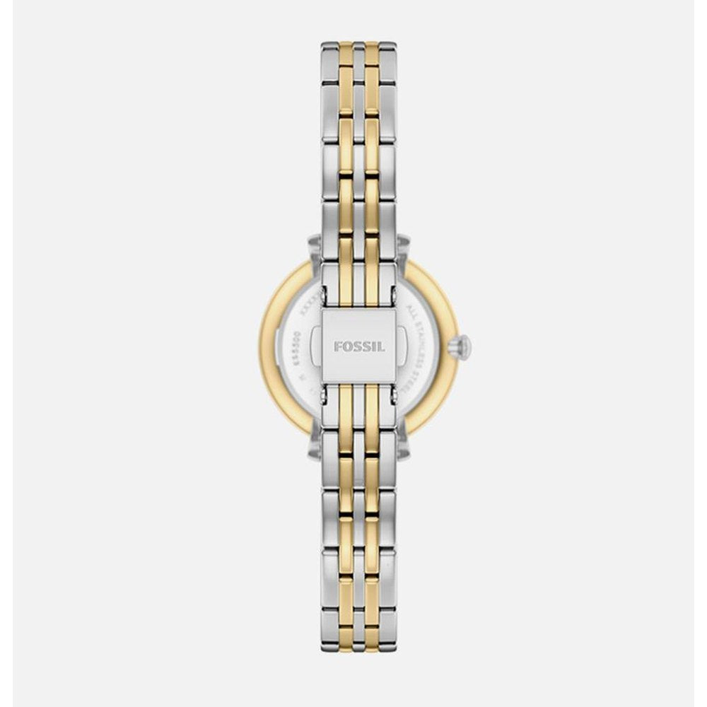 Fossil Womens Jacq 3 Handed Watch In Gold & Silver