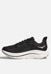 Hoka Womens Clifton 10 Wide Shoes In Black & White
