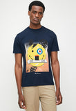 Ben Sherman Mens Off Line T-Shirt In Navy