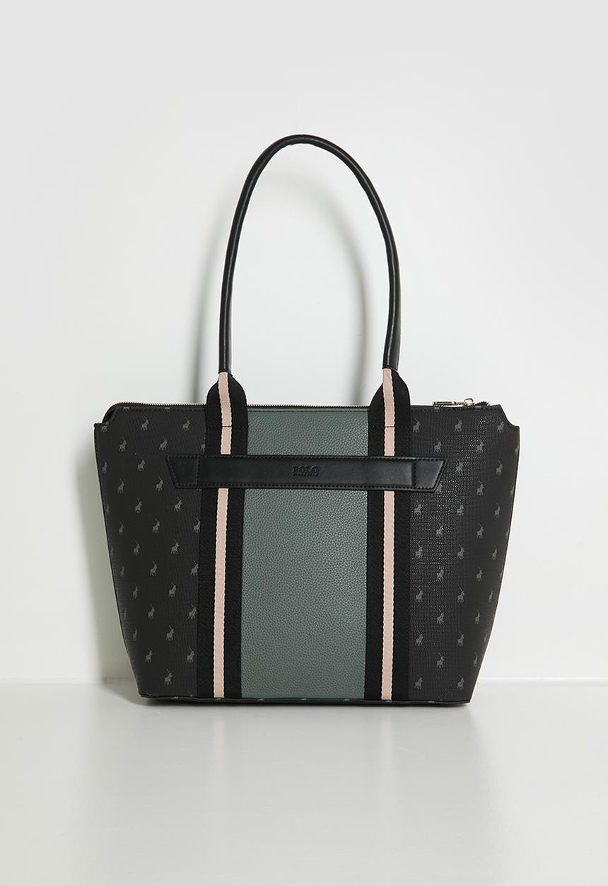 Polo Womens Isla Tote Bag In Black