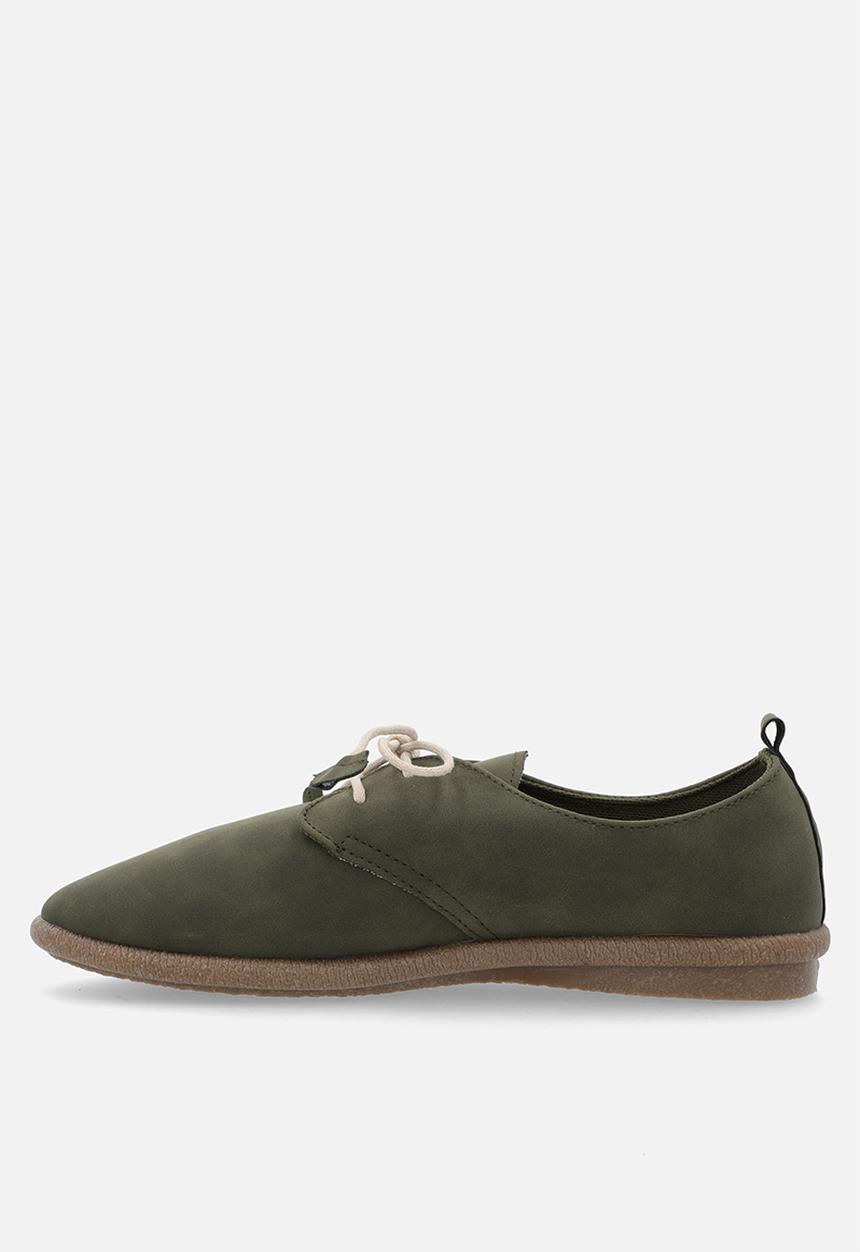 Pierre Cardin Ladies Riviera Shoes In Olive Green