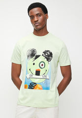 Ben Sherman W89999 Off Line Tee Shirt Pistachio