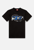 Diesel Mens T-Norm T11 Regular T-Shirt In Black