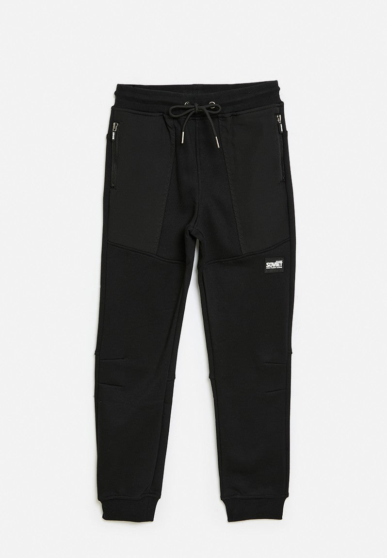 Soviet Boys Track Pants Black