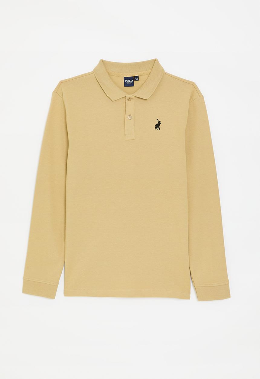 Polo Boys Robert Ls Golfer Camel