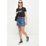 Levis The Perfect Seasonal Poster Logo T-Shirt In Black