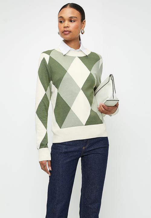 Pringle Jane Argyle Jersey Multi