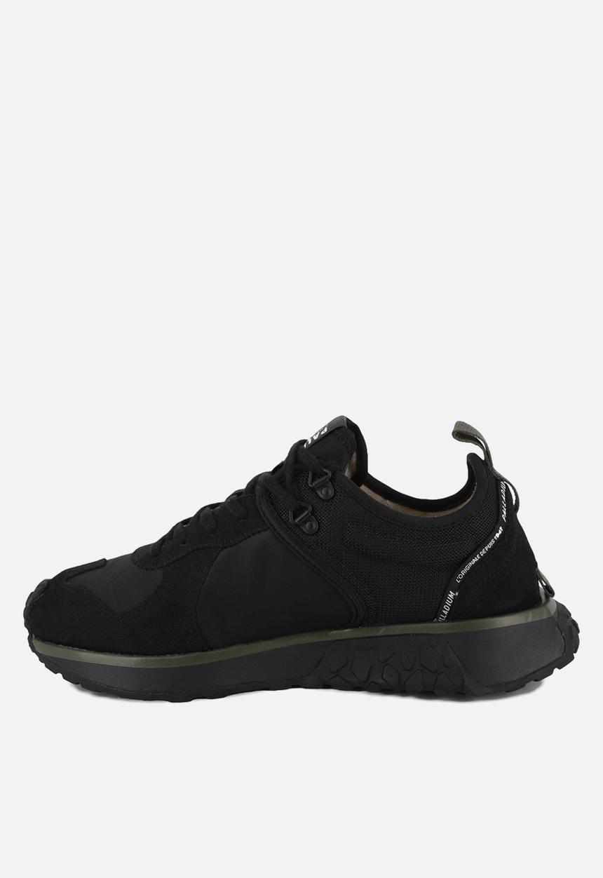 Palladium Mens Troop Runner Shoes In Black