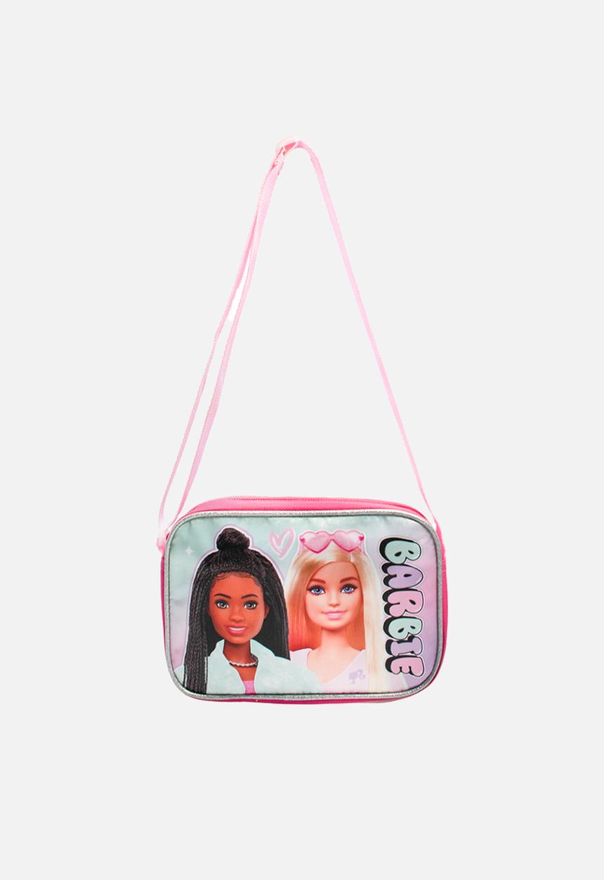 Character Group Girls Barbie Sling Bag In Pink Multi