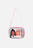 Character Group Girls Barbie Sling Bag In Pink Multi