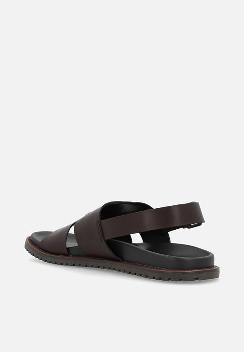 Polo Mens Brown Moulded Trim Sandal