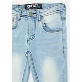 Soviet Boys Lavish Fashion Skinny Denim Jeans In Light Indigo