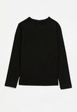 Soviet Boys Kobi Long Sleeves Crew Neck T-Shirts In Black