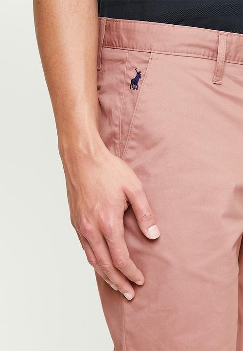 Polo Mens Essential Dark Pink Chino Short