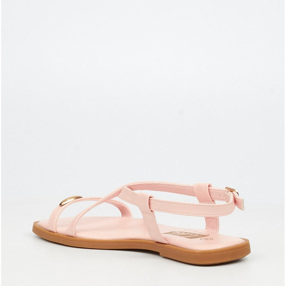 Little Miss Black Kids Amy 2 Sandals In Pink