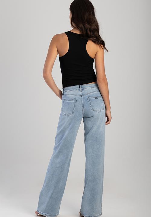 Sissyboy Womens Green Bling Vest with In Black