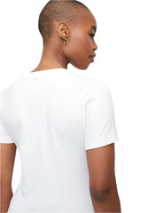 Polo 0048916 Wmn Kelly V-Neck T-Shirt White