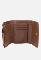 Jo Borket Tlythe Small Trifold Purse Brown - One Size