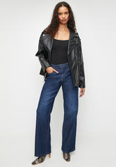 Sissyboy Womens Sophia High-Waist Jeans In Dark Vintage