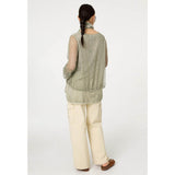Izabel London Ladies Blouse In Khaki