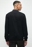 Polo Mens Plain Cardigan In Black