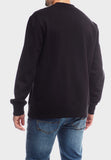 Jeep Mens Core Applique Fleece Crewneck Black