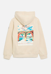 Soviet Biys Fashion Hoodie In Ecru
