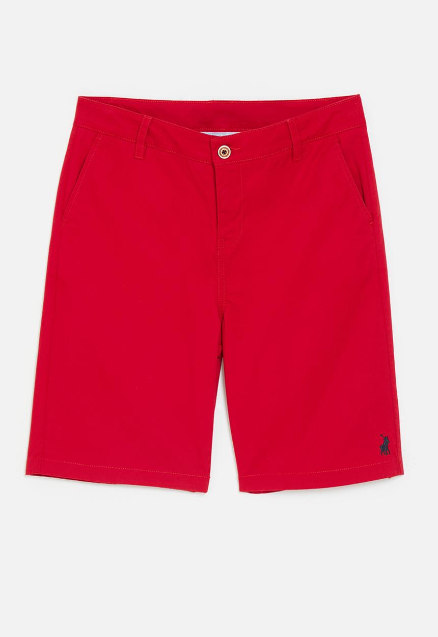 Polo Boys Andrew Chino Short In Red