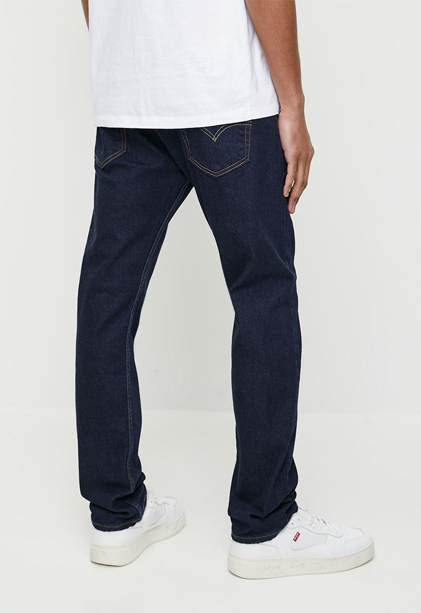 Levis Mens 502 Taper Za Rinsey Jean In Dark Blue