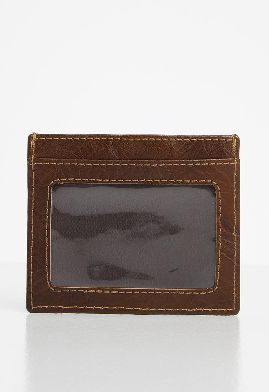Polo Mens Hamilton Drivers Licence Insert In Brown
