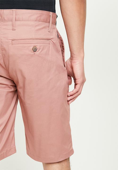 Polo Mens Essential Dark Pink Chino Short