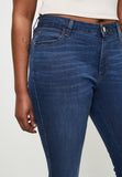 Guess Womens Cumberland Curve Jeans In Dark Wash