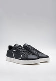 Replay Mens Polys Stamp Sneakers In Black & White