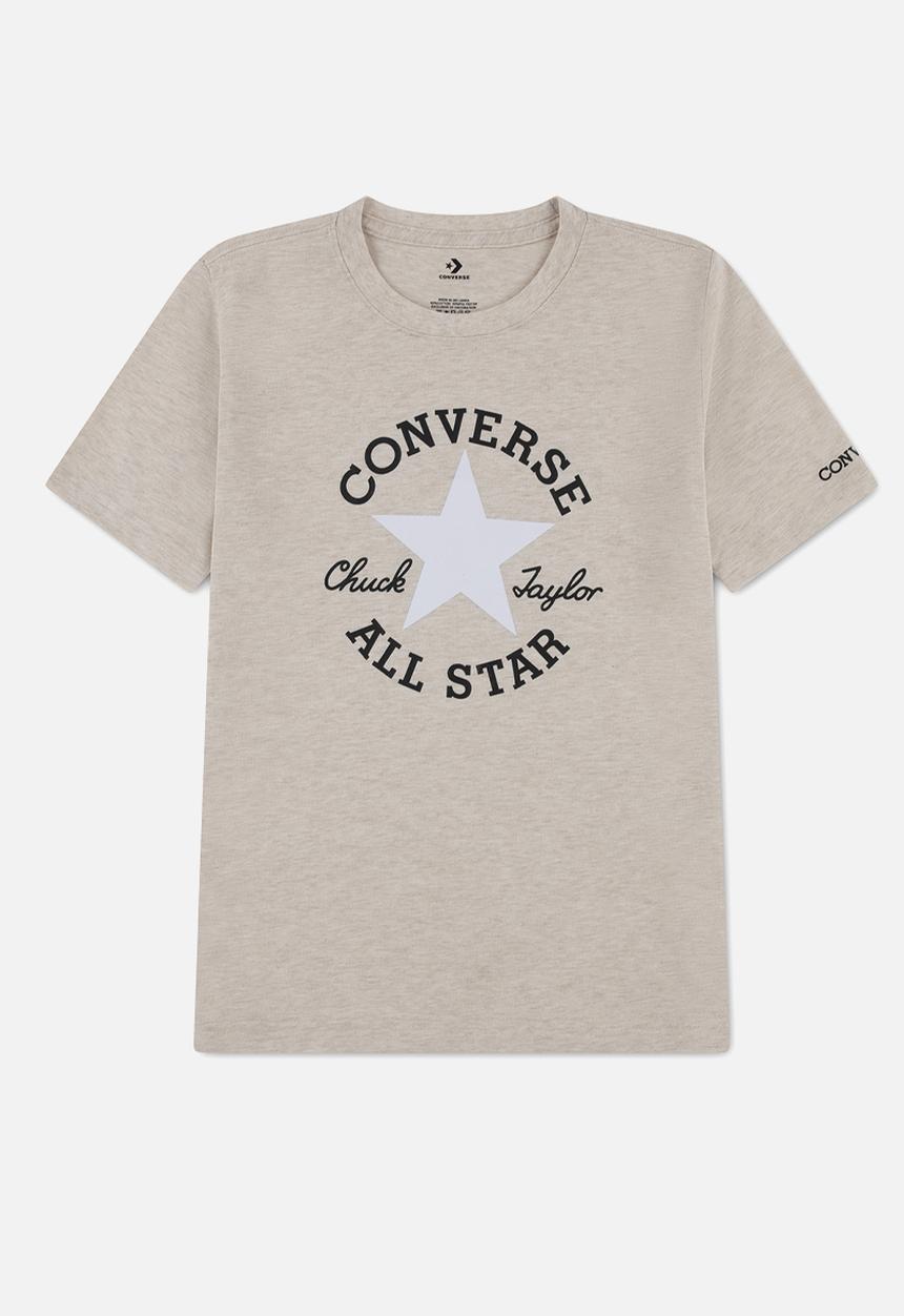 Converse Boys Dissected Chuck Patch T-Shirt In Oatmeal
