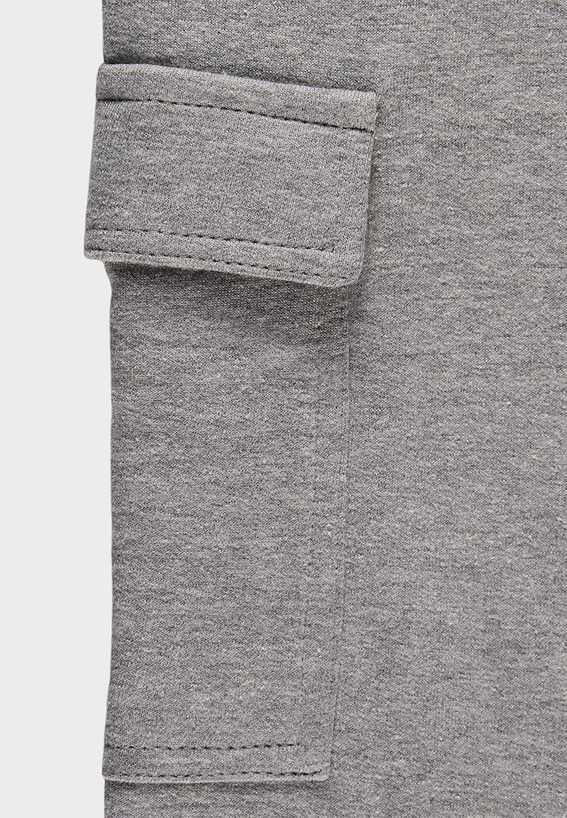 Jeep Kids Fleece Jogger Pants Grey & Pink